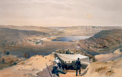 Batteries de ville, ou fortifications intérieures de Sébastopol, planche de 